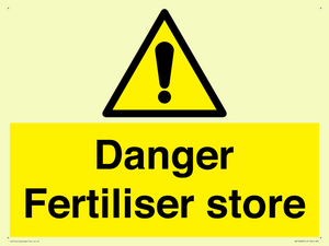 Danger Fertiliser store